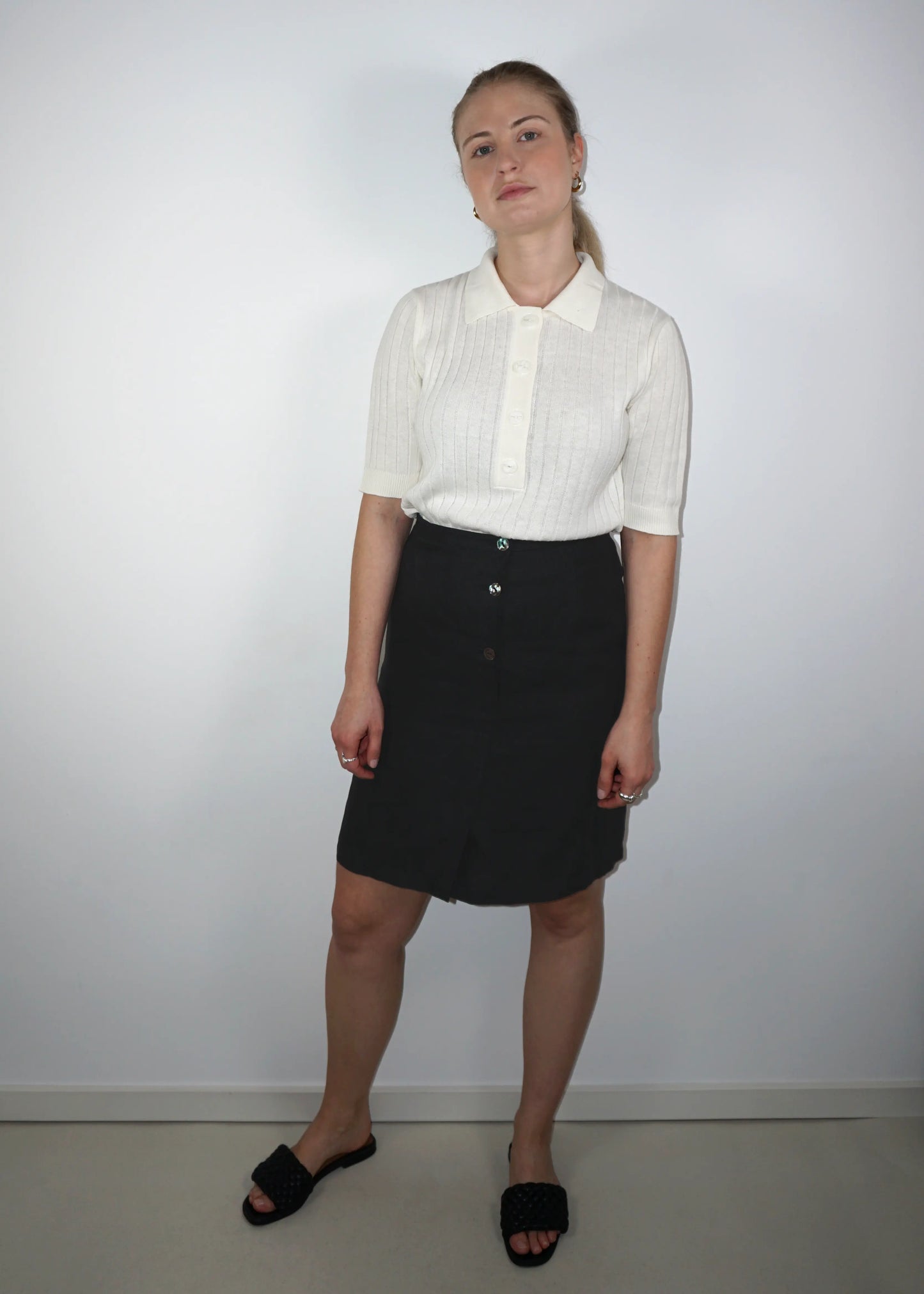 Vintage MaxMara Linen Skirt
