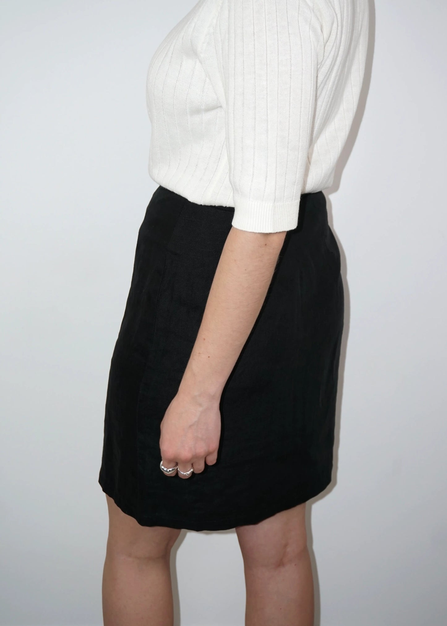 Vintage MaxMara Linen Skirt