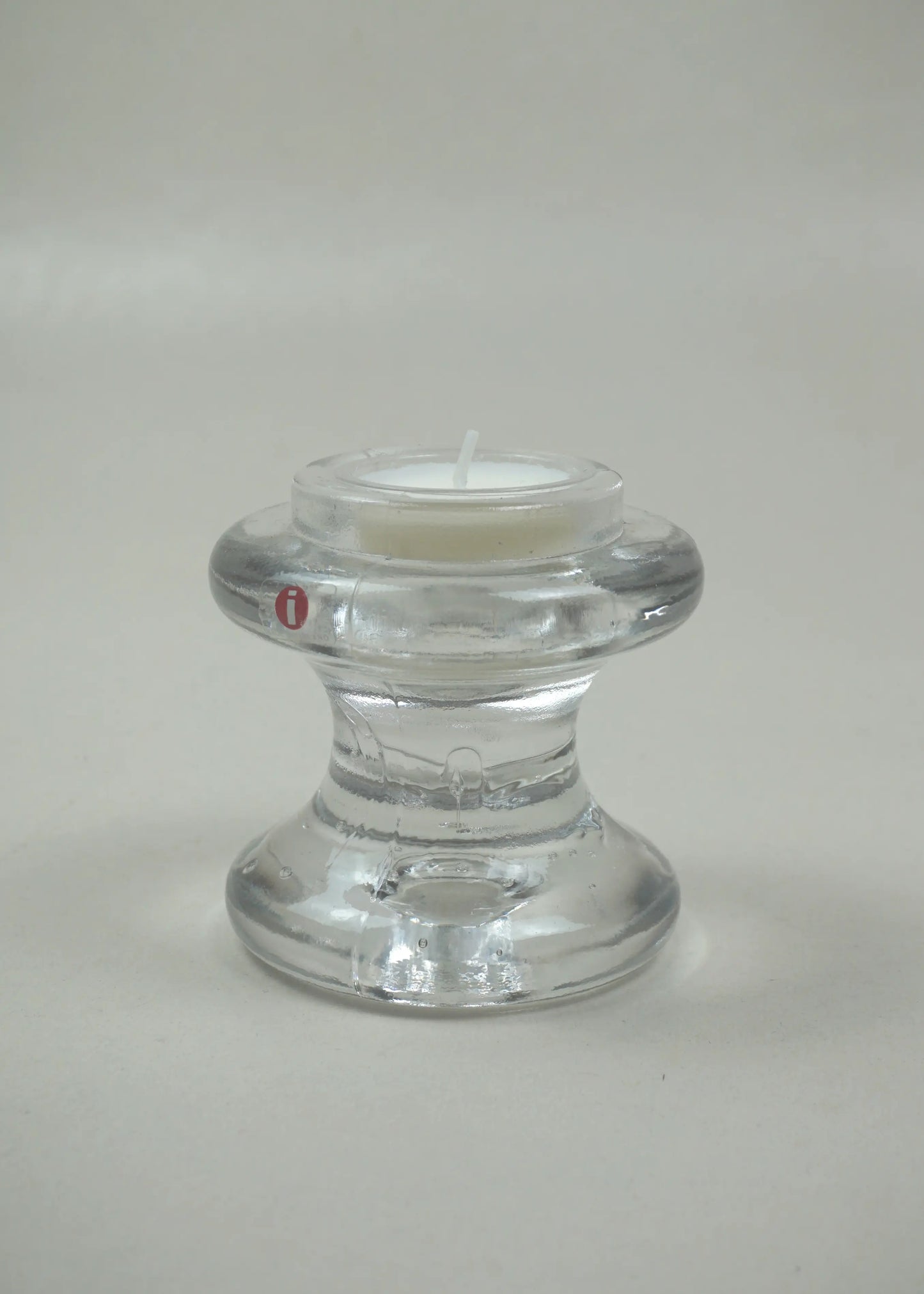 Vintage Iittala Glass Tealight Holder