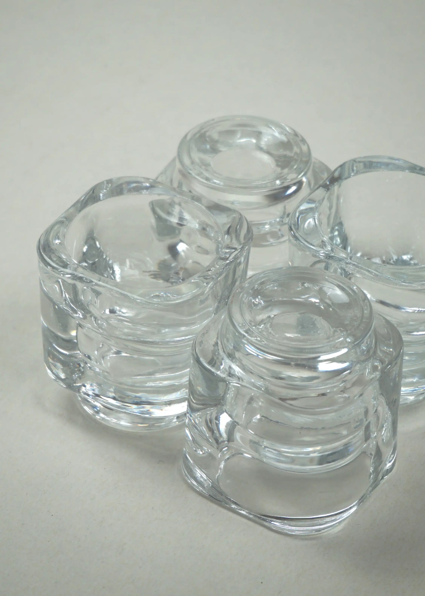 Joe Colombo Glass Egg Cups – Set of 5
