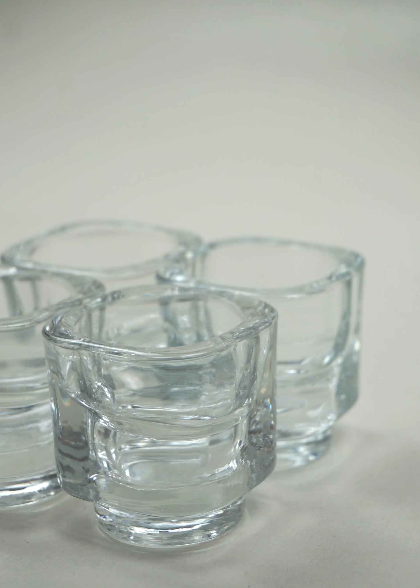 Joe Colombo Glass Egg Cups – Set of 5