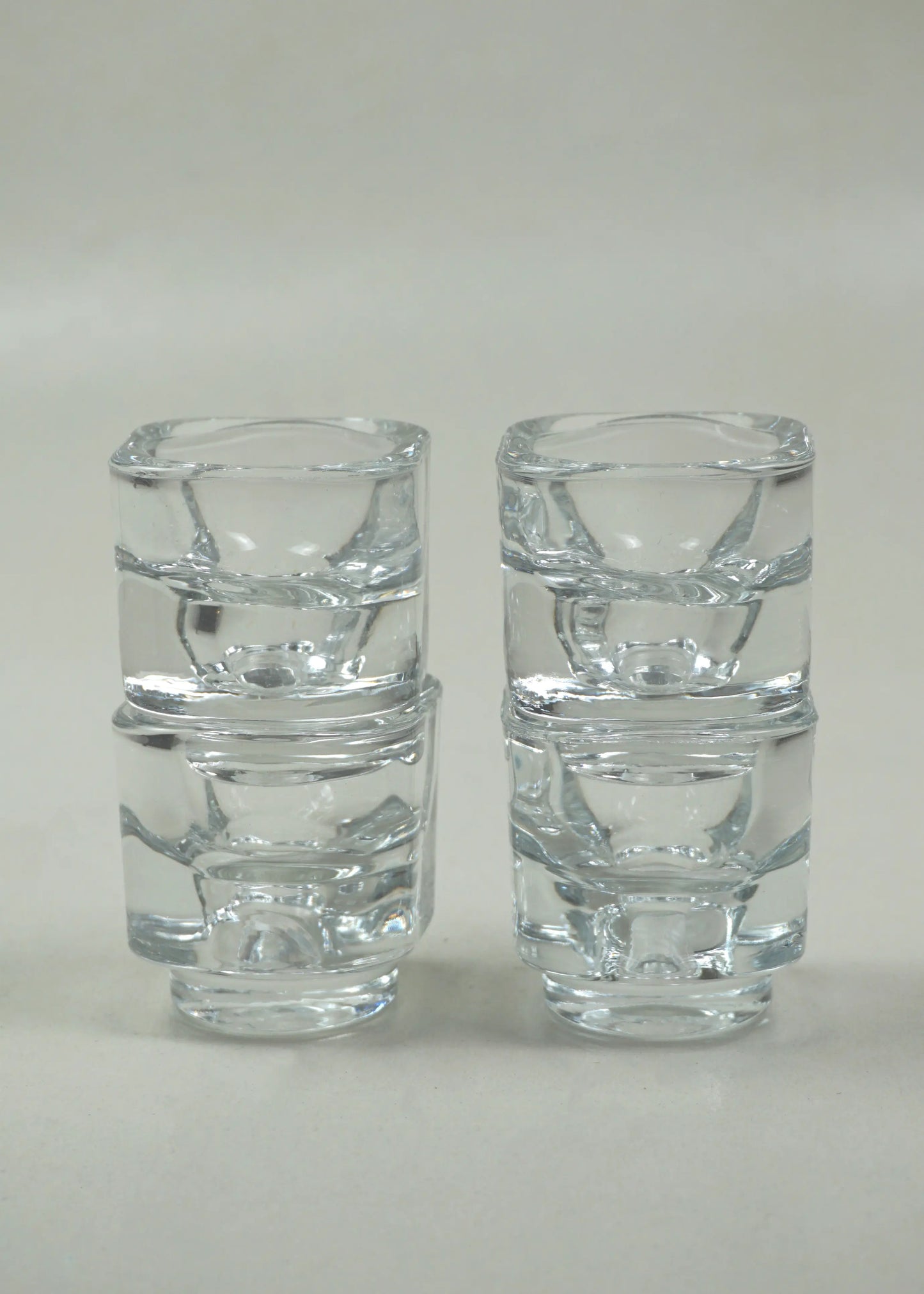 Joe Colombo Glass Egg Cups – Set of 5