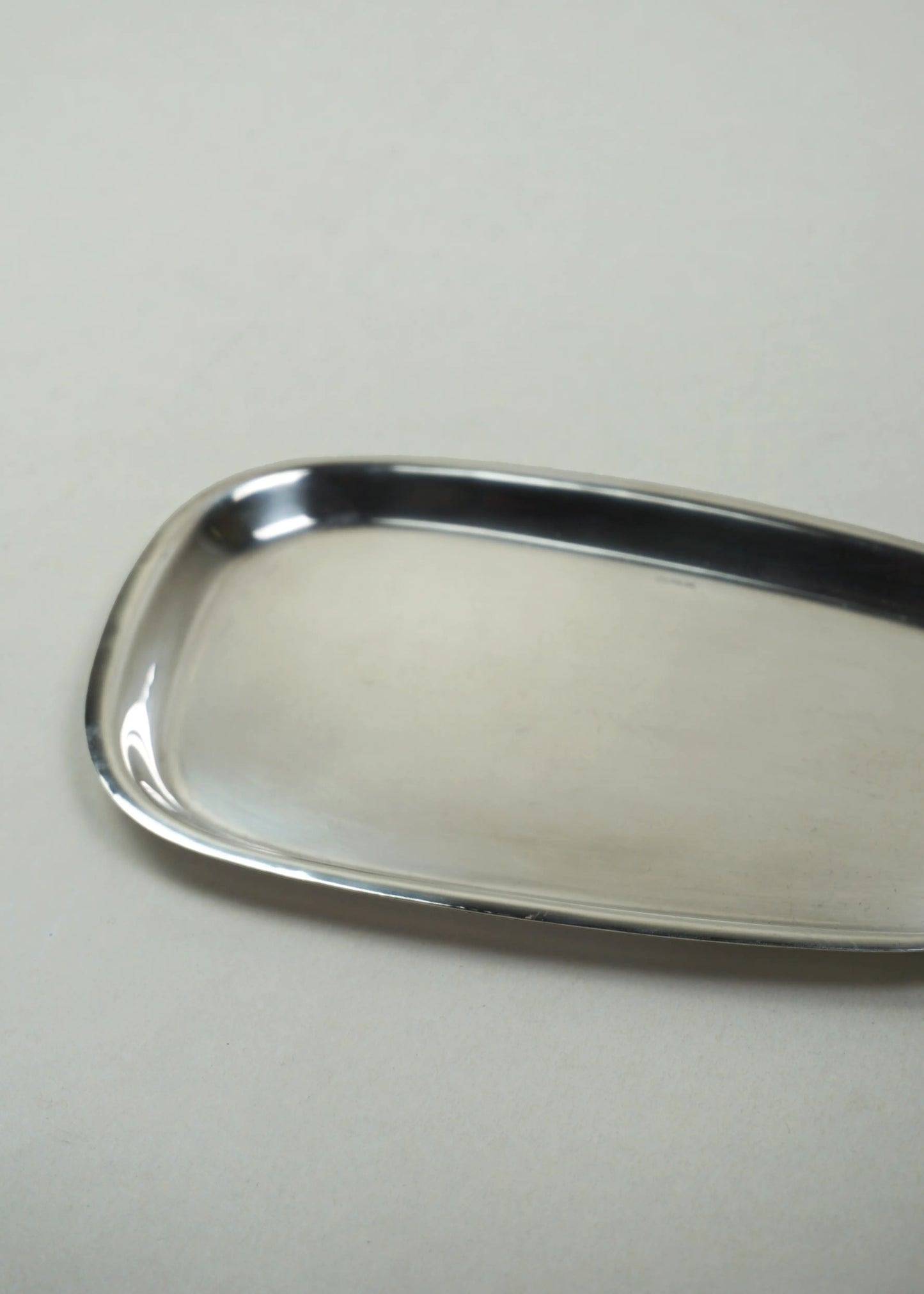 Vintage Asymmetrical Metallic Tray