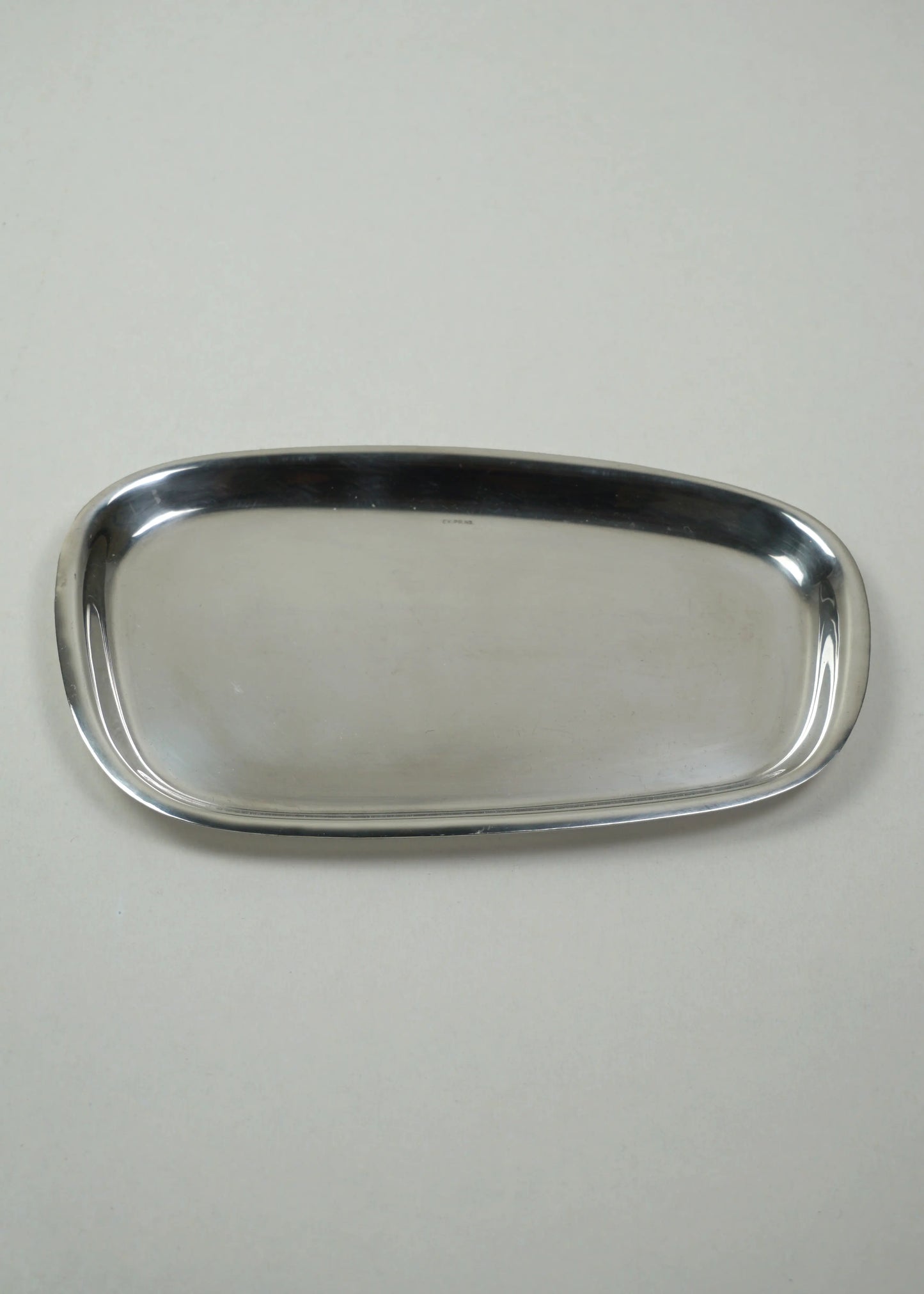 Vintage Asymmetrical Metallic Tray