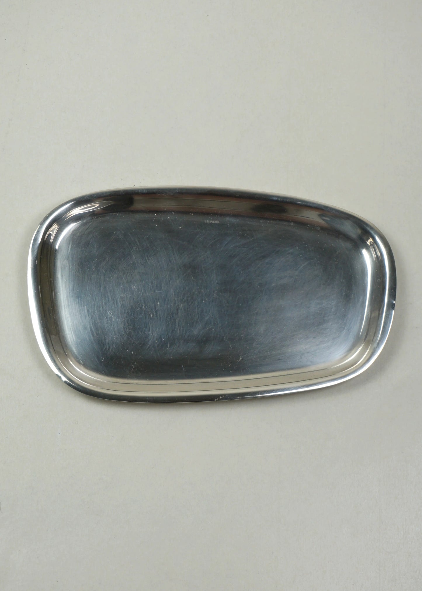 Vintage Asymmetrical Metallic Tray