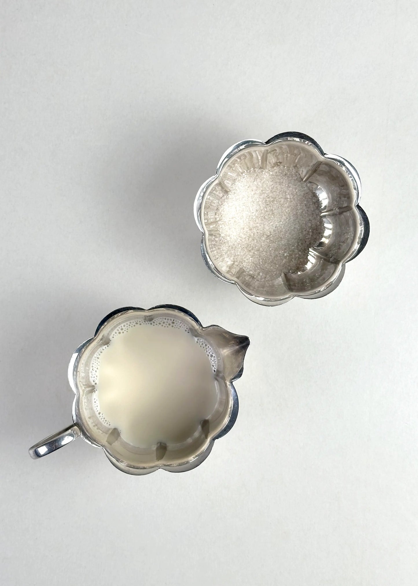Vintage Silver-Plated Sugar & Creamer Set