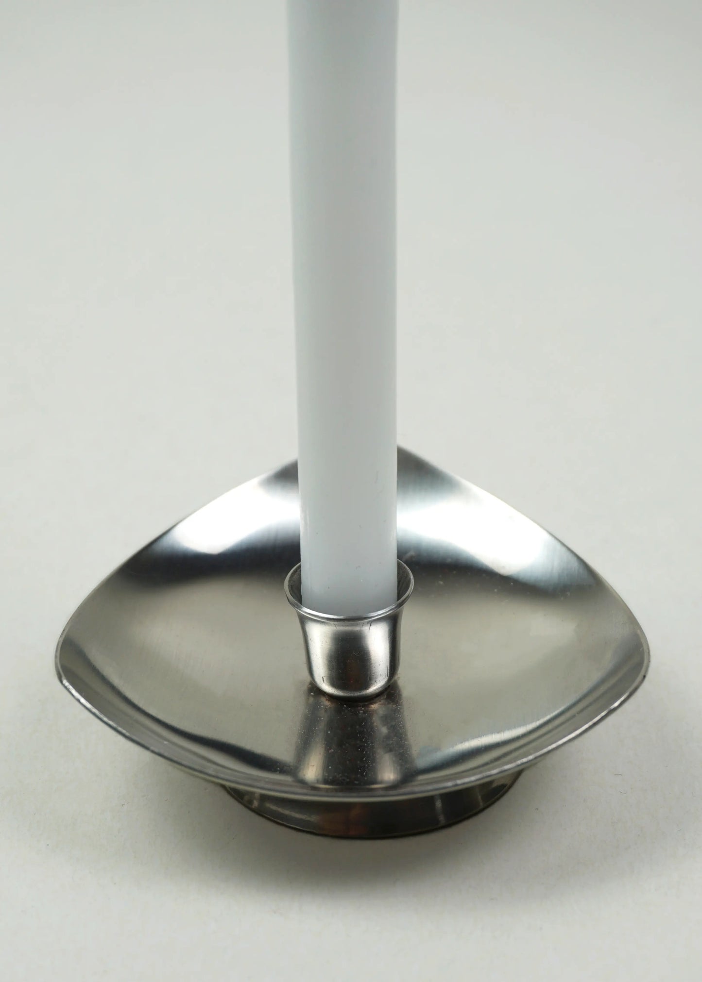 Stainless Steel Candle Holders - Set of 2