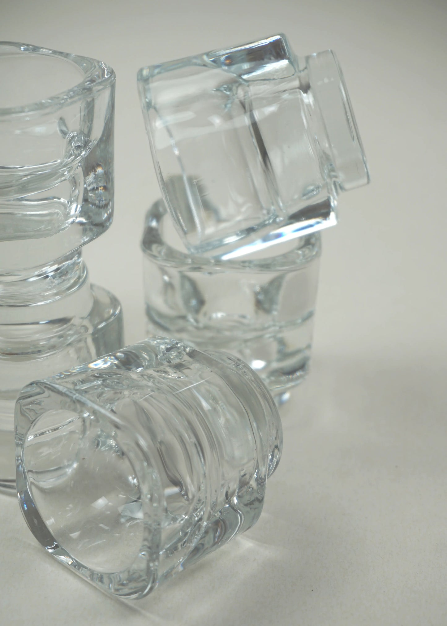 Joe Colombo Glass Egg Cups – Set of 5