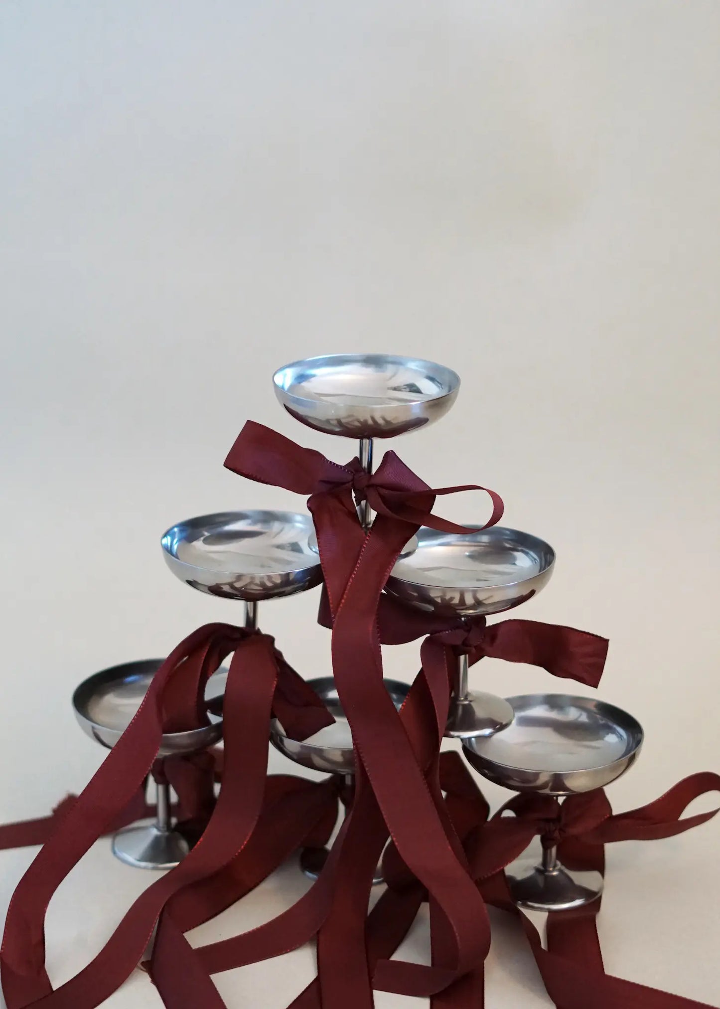 Vintage Stainless Steel Ice Cream Cup High