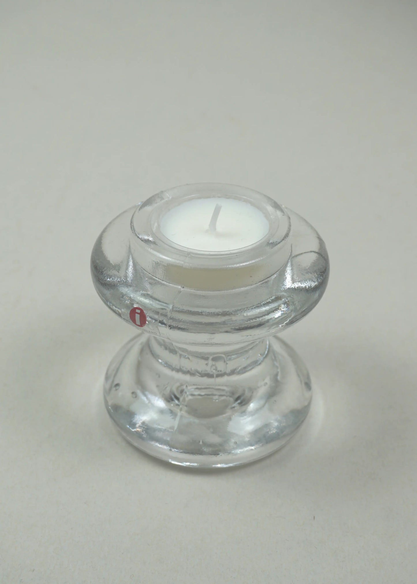 Vintage Iittala Glass Tealight Holder