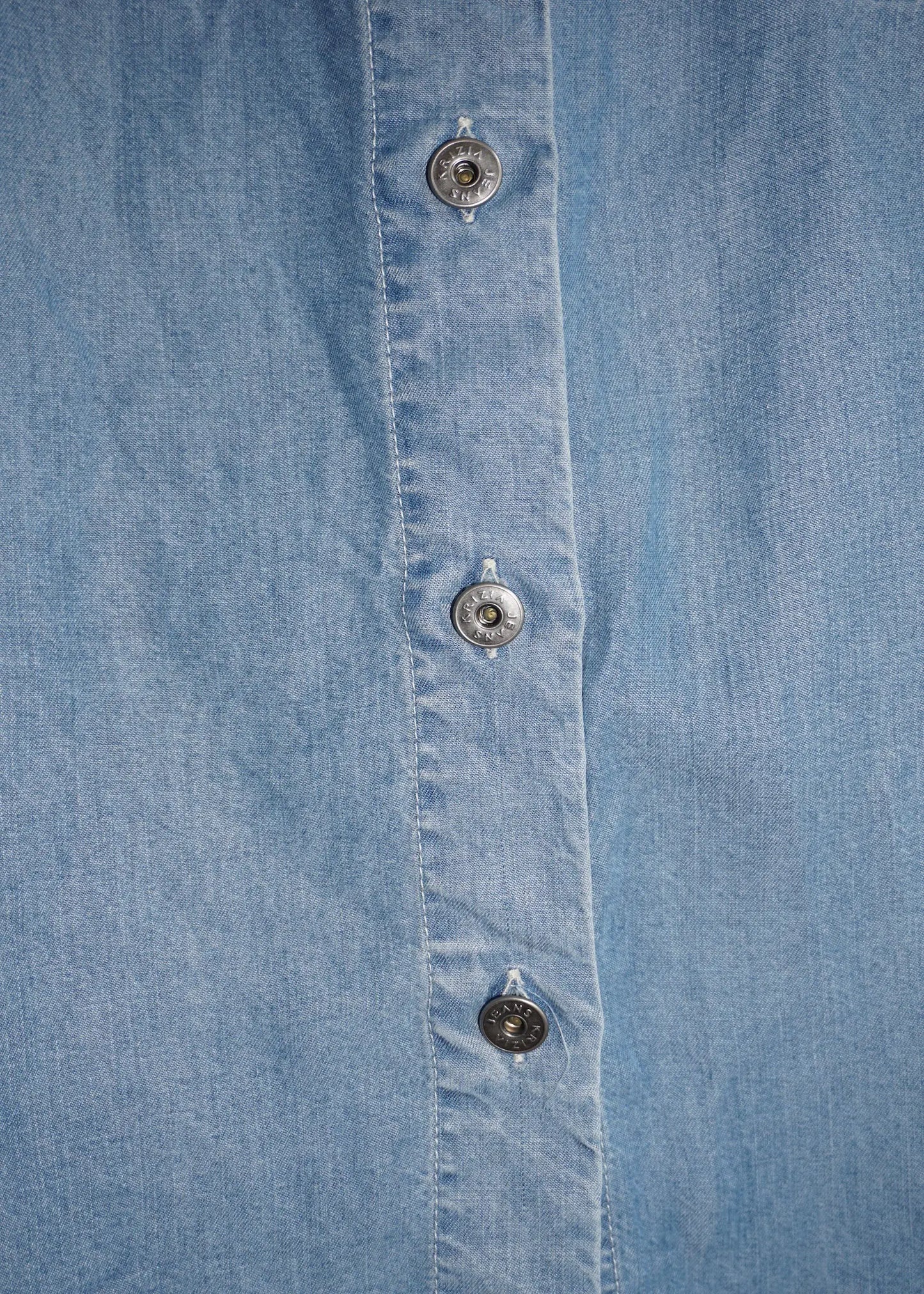 Vintage Krizia Relaxed Denim Shirt