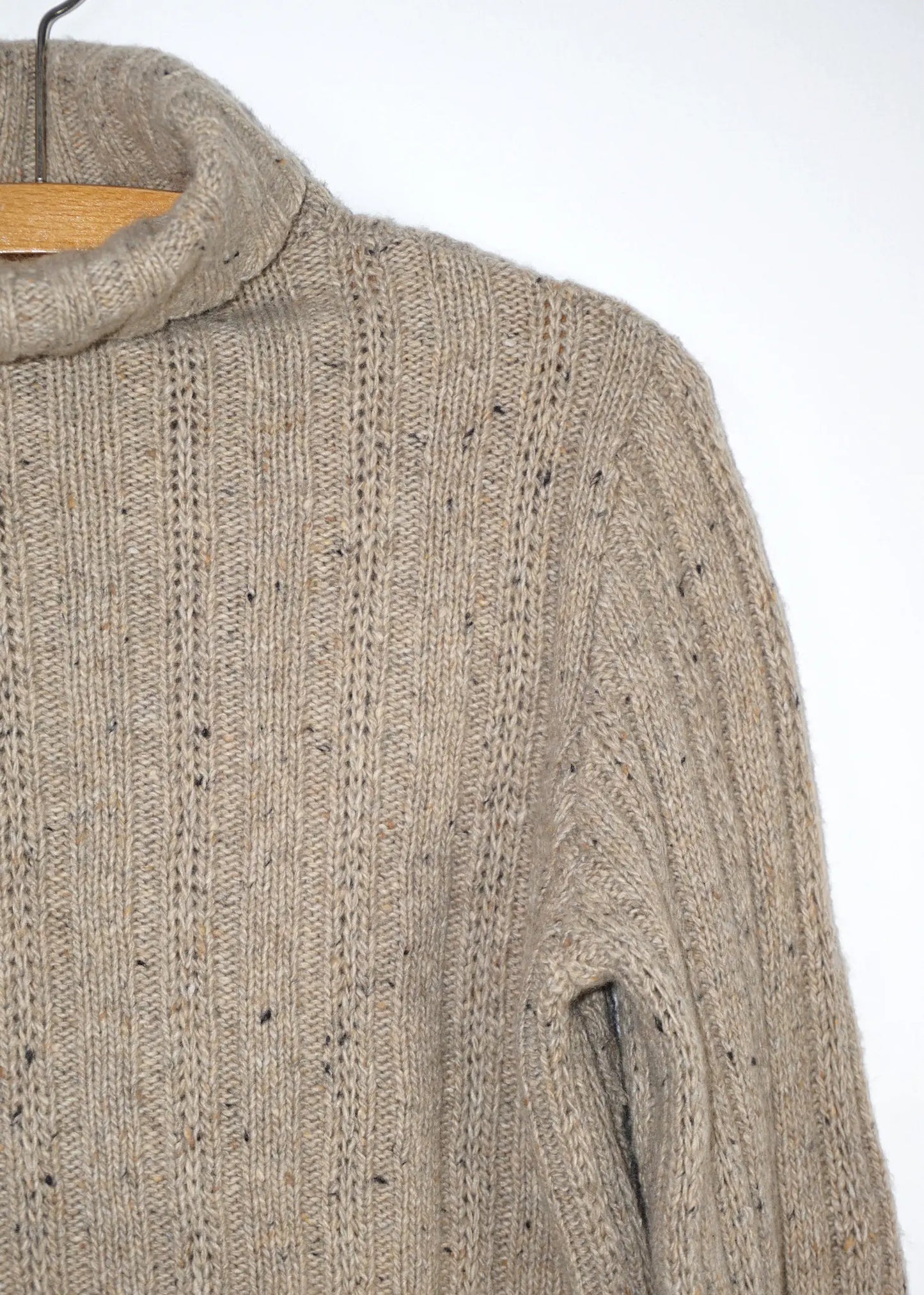Vintage Stefanel Cropped Sweater with Turtleneck