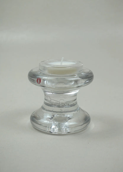 Vintage Iittala Glass Tealight Holder