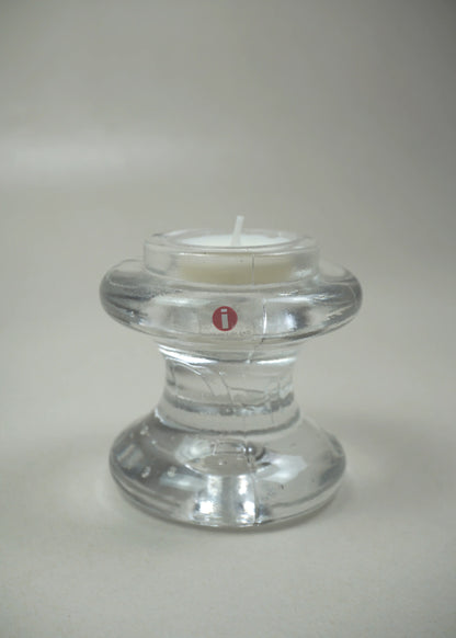 Vintage Iittala Glass Tealight Holder