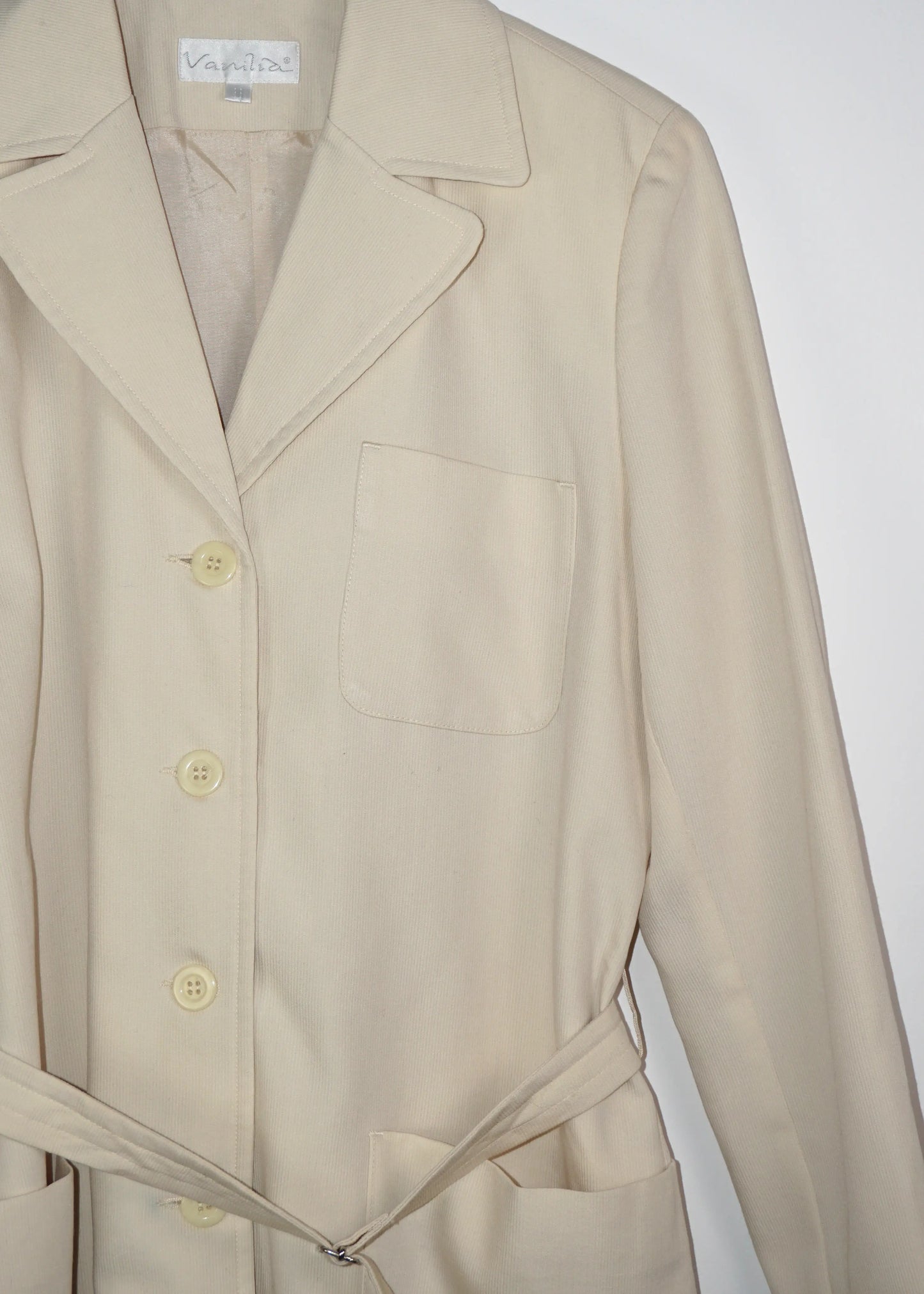 Minimalist Belted Blazer